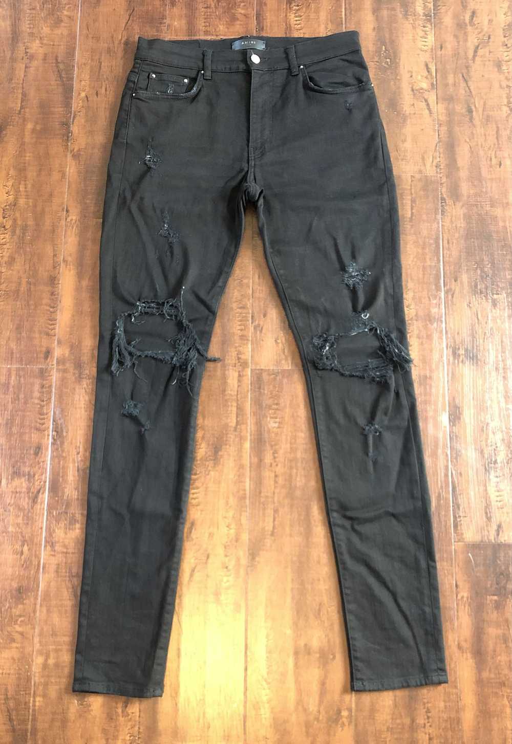 Amiri Amiri Black Thrasher Jeans - image 10