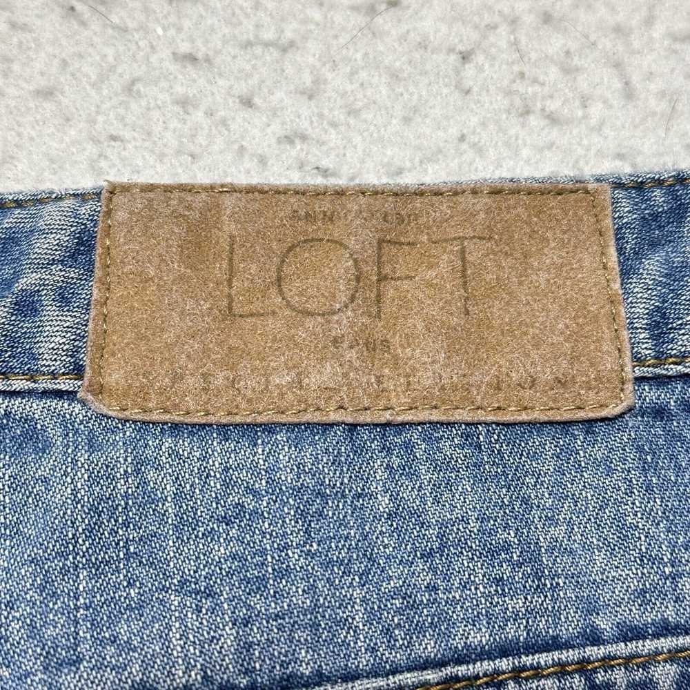 Loft Ann Taylor LOFT 8 Straight Leg Denim Jeans L… - image 8