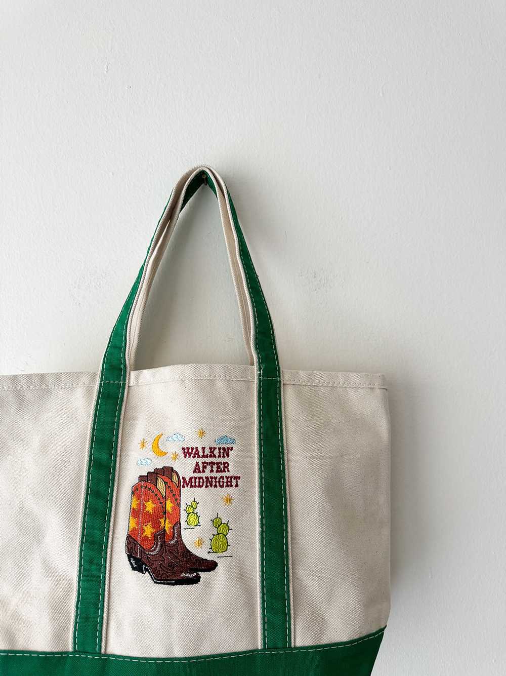 Embroidered Canvas Tote - image 2
