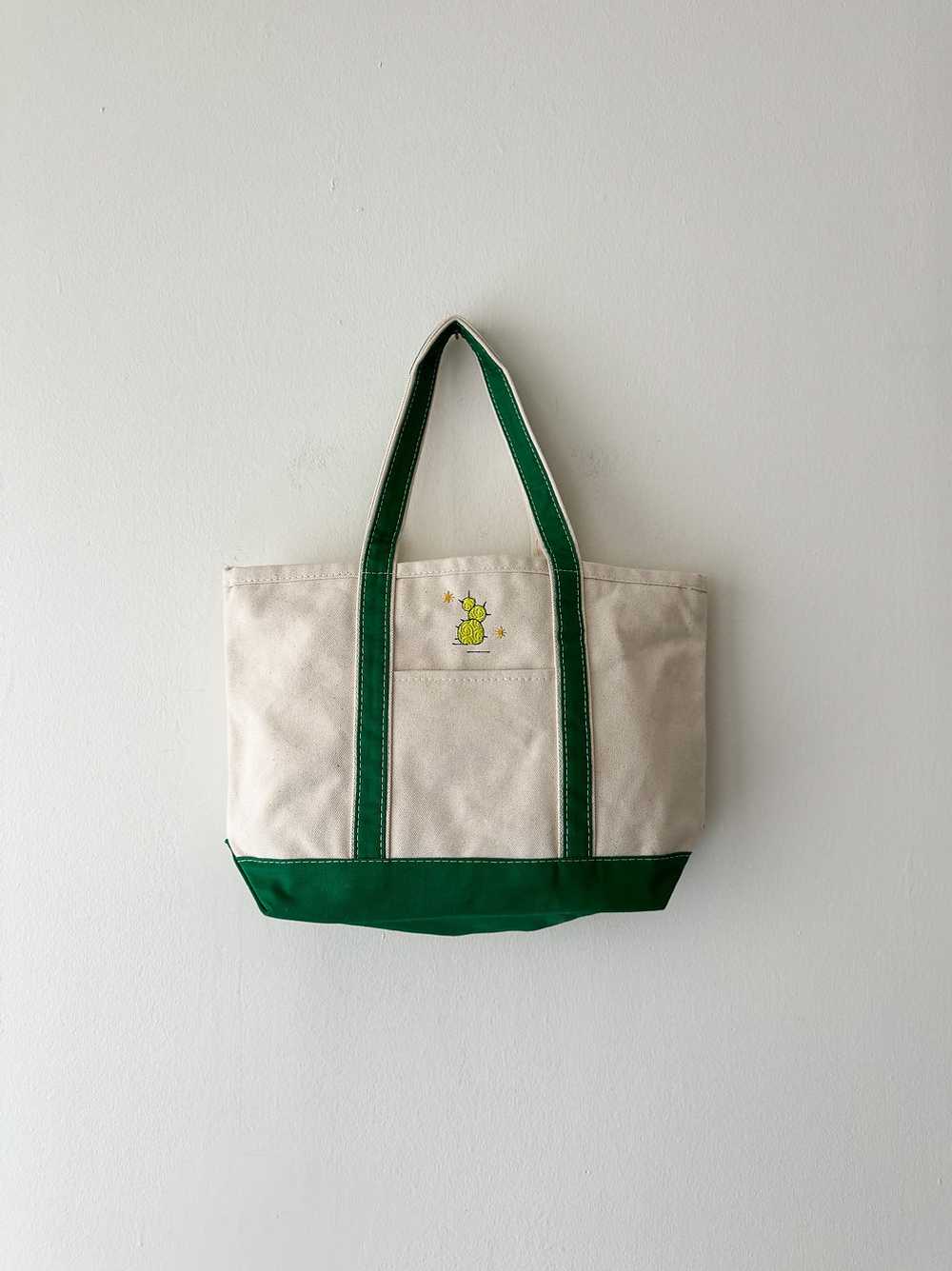 Embroidered Canvas Tote - image 3