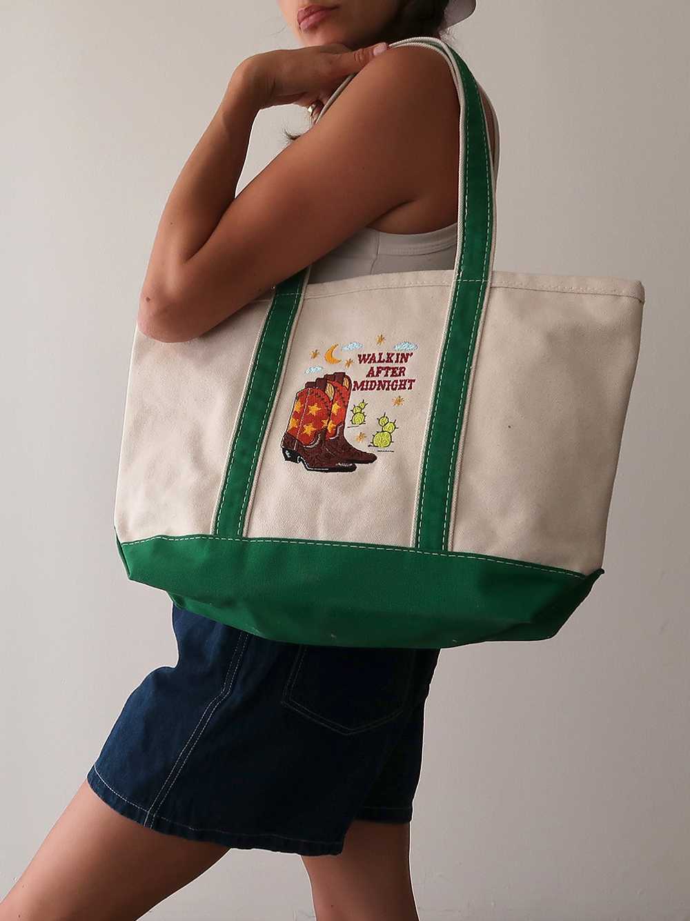 Embroidered Canvas Tote - image 4