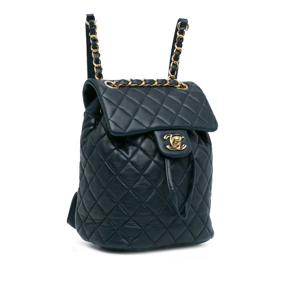 Product Details Chanel Navy Small Lambskin Urban … - image 2