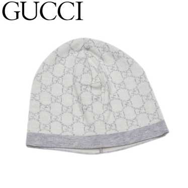 GUCCI Hat Baby Knit Bar Girls Boys L 50 16Cm Size… - image 1