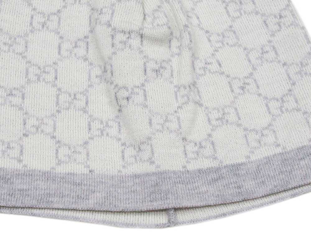 GUCCI Hat Baby Knit Bar Girls Boys L 50 16Cm Size… - image 4