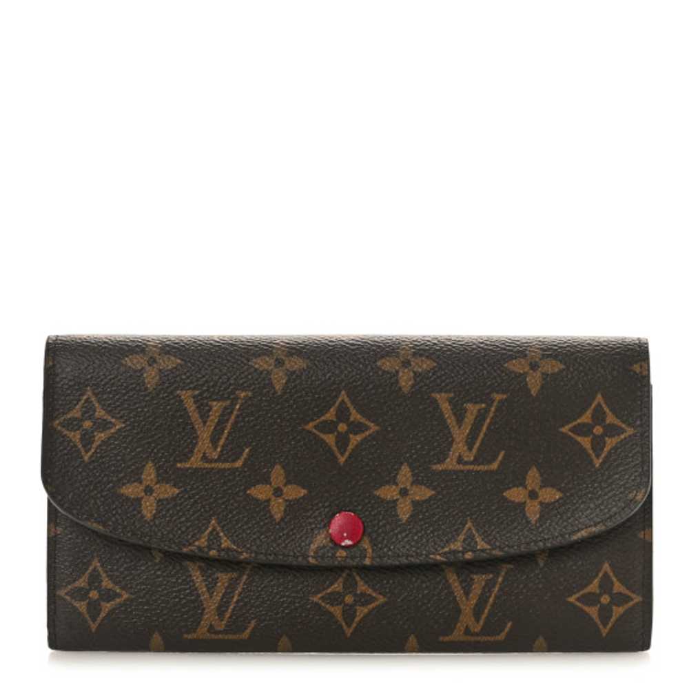 LOUIS VUITTON Monogram Emilie Wallet Fuchsia - image 1