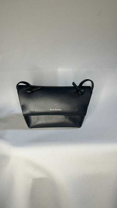Acne Studios Navy Leather Crossbody Mini Bag