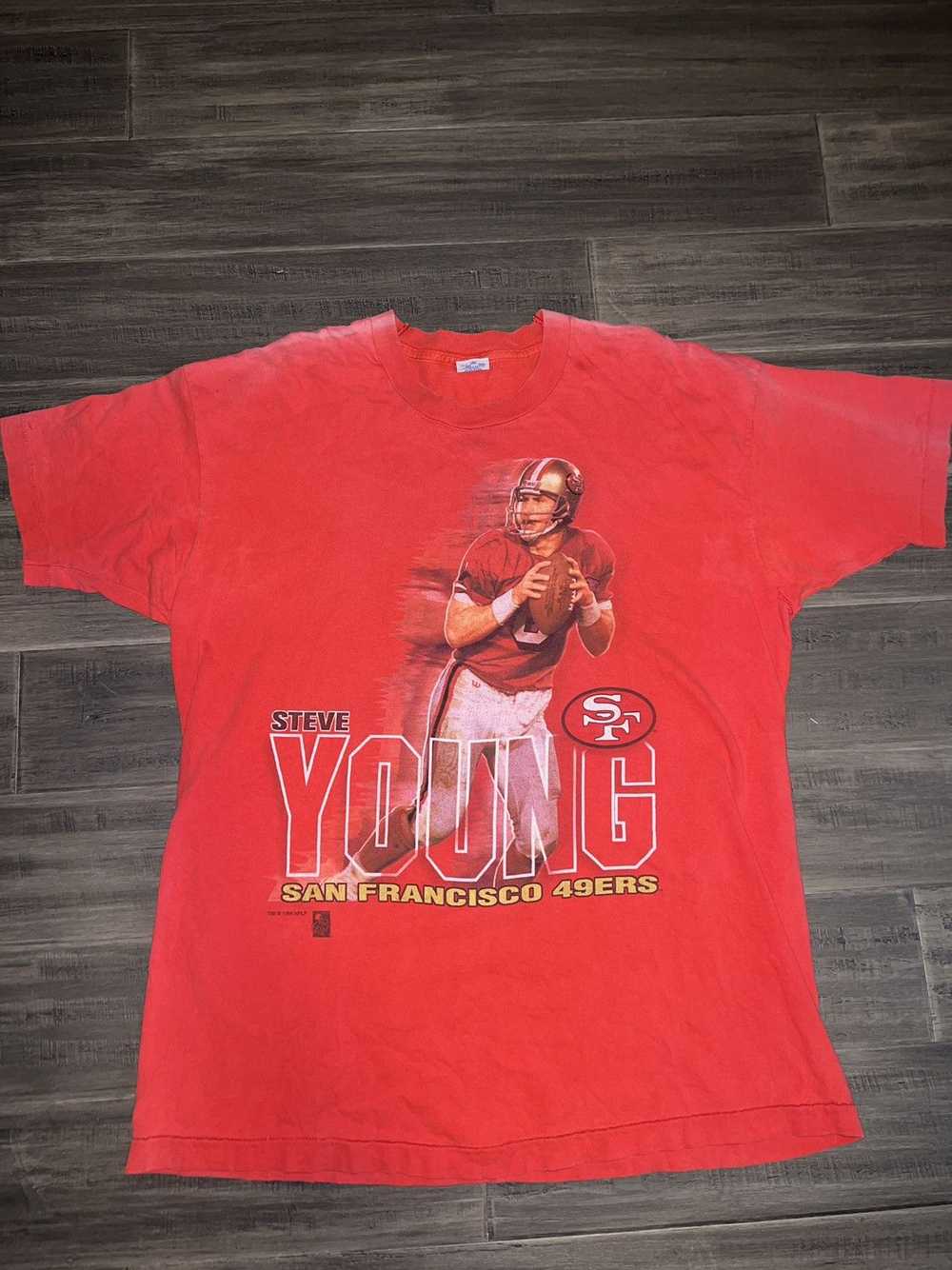 Vintage Salem 1995 Steve Young Graphic Tee - image 1