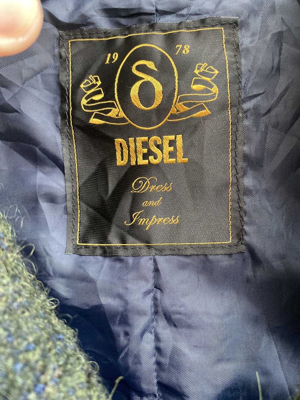 Diesel × Vintage Rare DIESEL double collar motorc… - image 5