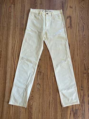 Other Vintage TODD OLDHAM JEANS Cream PolyVinyl Pu