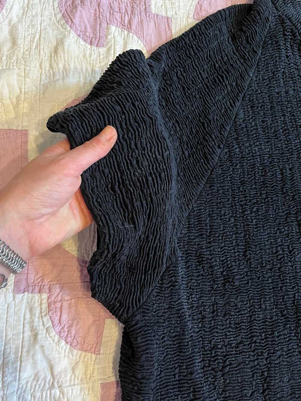 EILEEN FISHER Oversize Heavy Knit Silk Blend Swea… - image 4