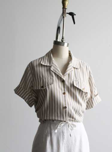fawn stripe button up - image 1