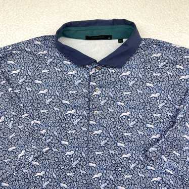 Vintage Greyson Golf Polo Shirt Men's XL Wolf Blu… - image 1