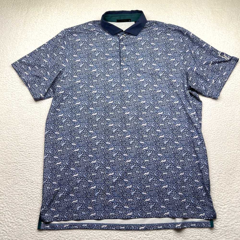 Vintage Greyson Golf Polo Shirt Men's XL Wolf Blu… - image 2