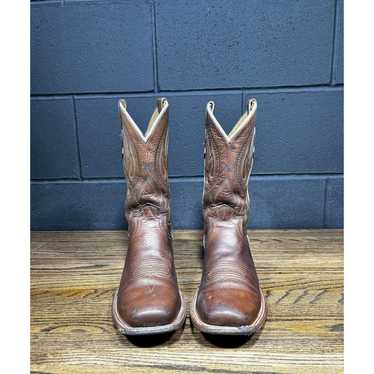 Twisted X Twisted X Brown Leather Square Toe Weste
