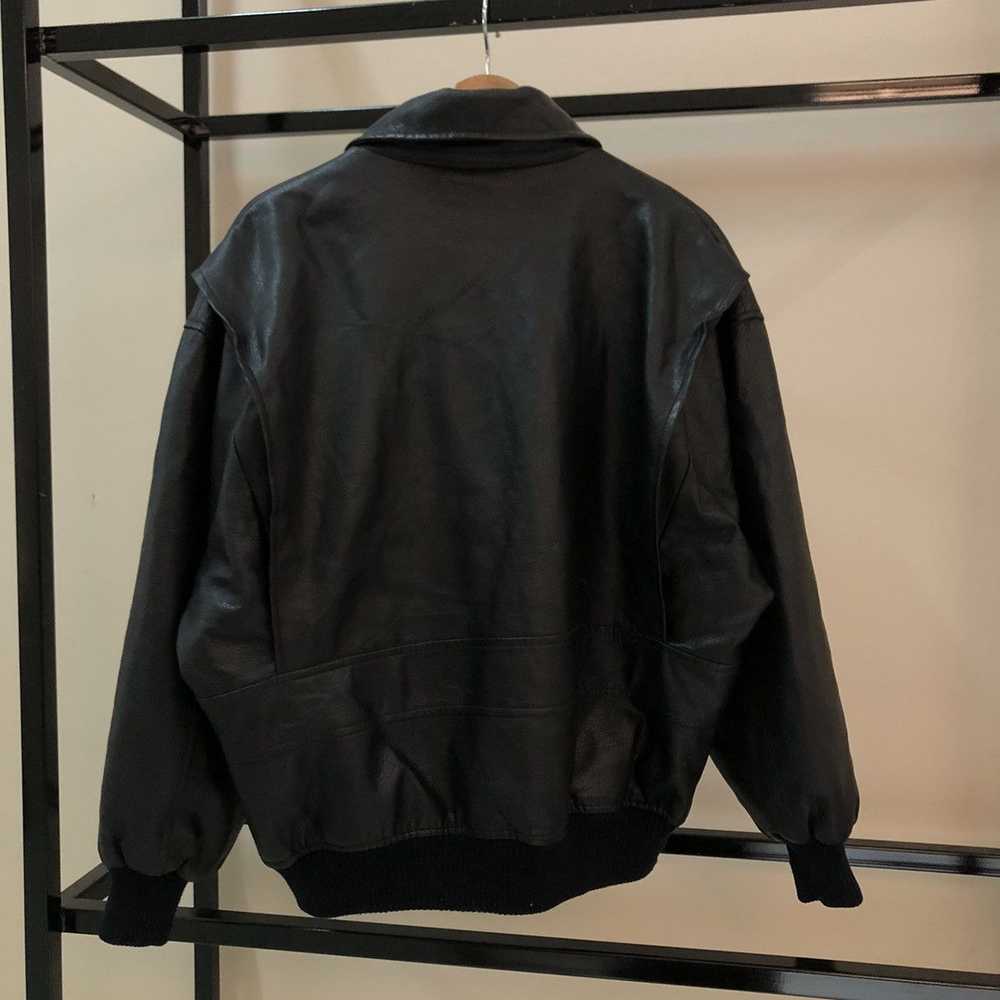 Japanese Brand × Leather Jacket × Us Issue VINTAG… - image 10