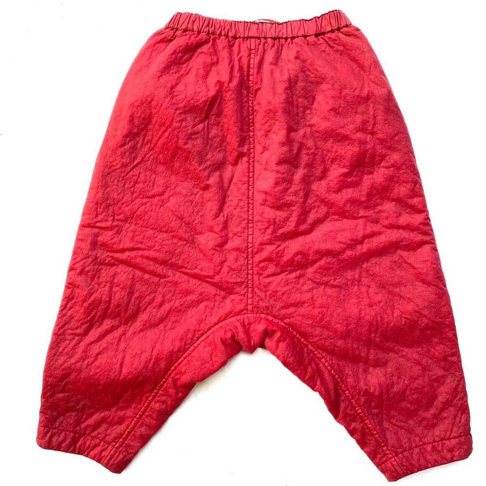 Comme des Garcons AW17 Red Nylon Drop Crotch Pants - image 2