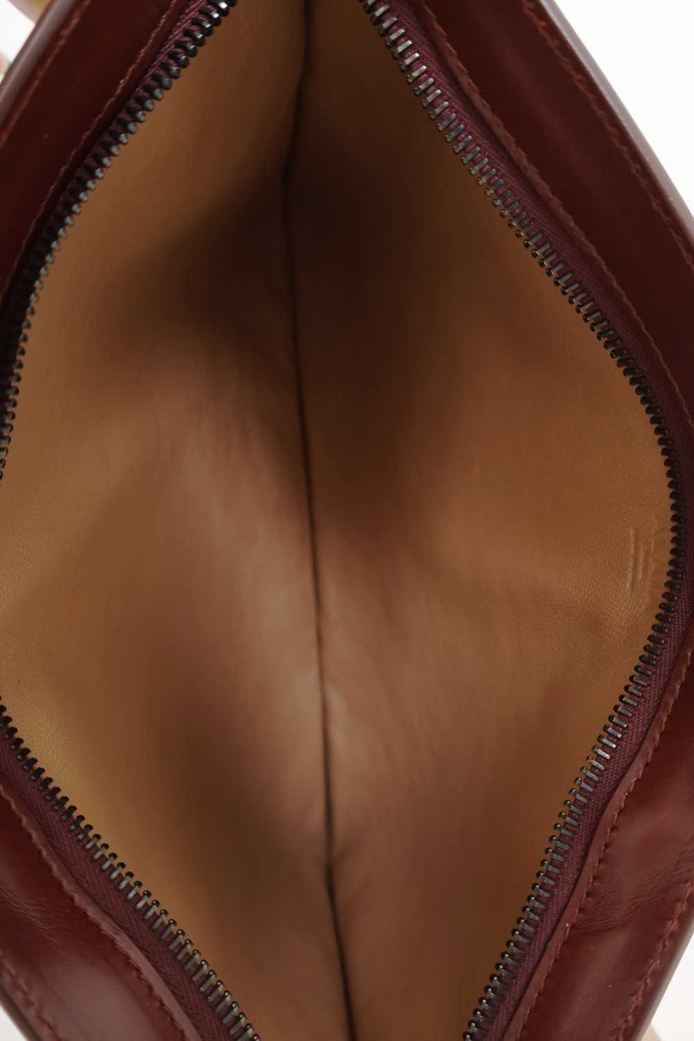 Alaïa Burgundy Leather Studded Pouch - image 6