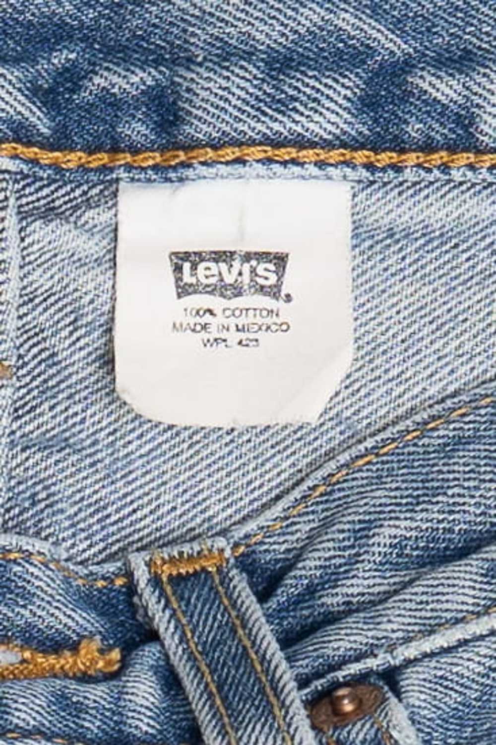 Vintage Levi's 501 Button Fly Denim Cutoff Shorts… - image 3