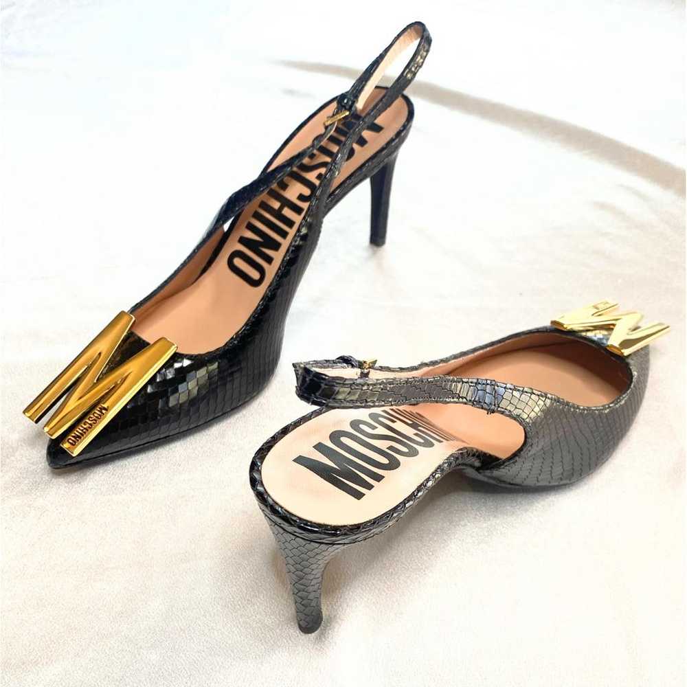 Moschino Leather heels - image 4