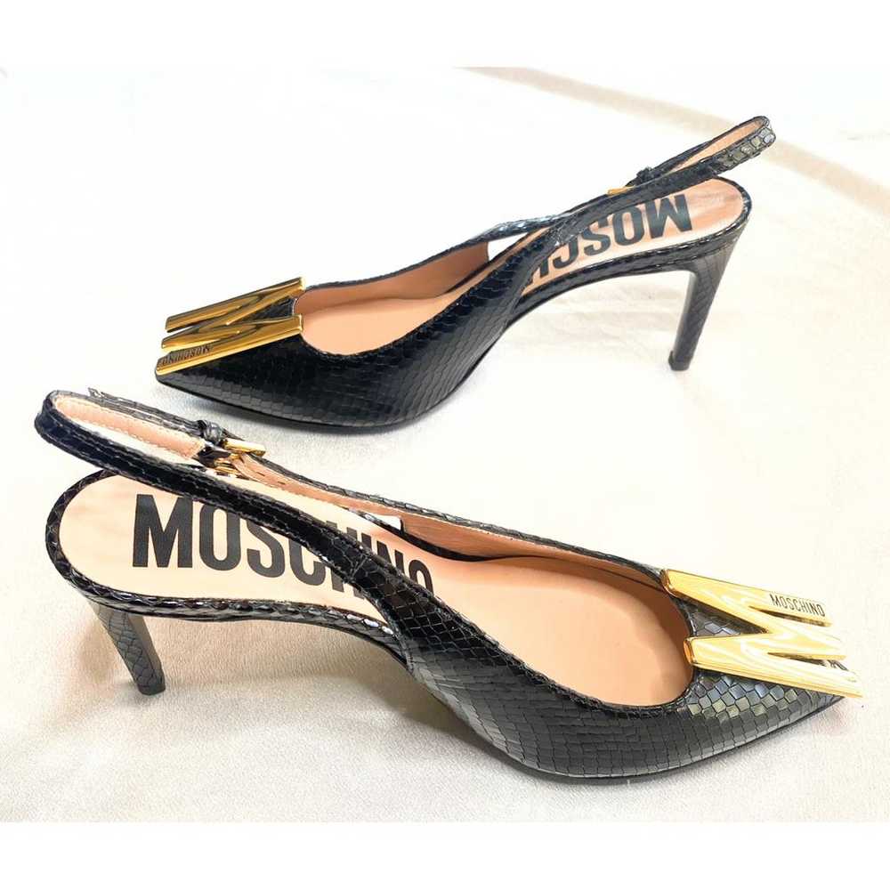 Moschino Leather heels - image 5