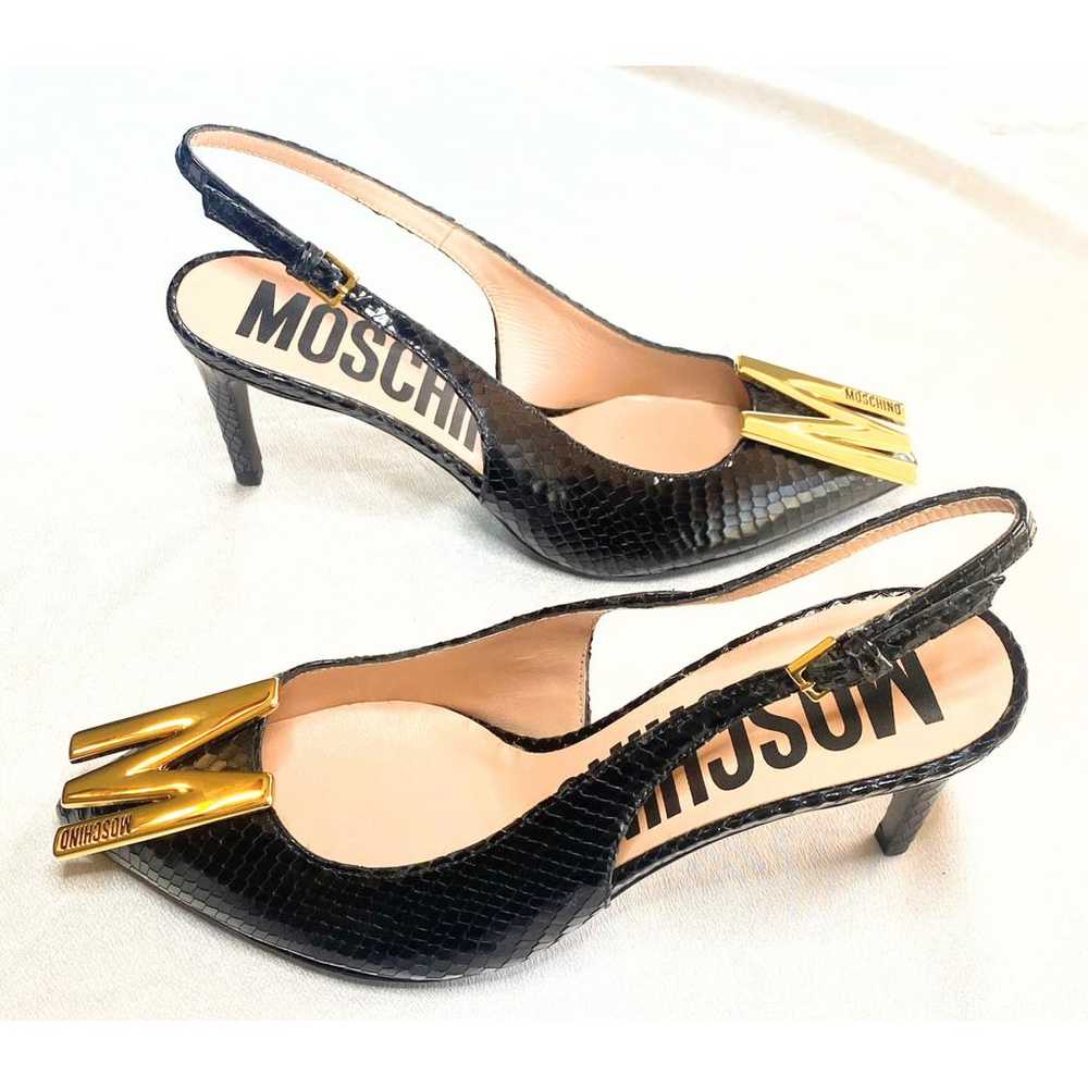 Moschino Leather heels - image 6