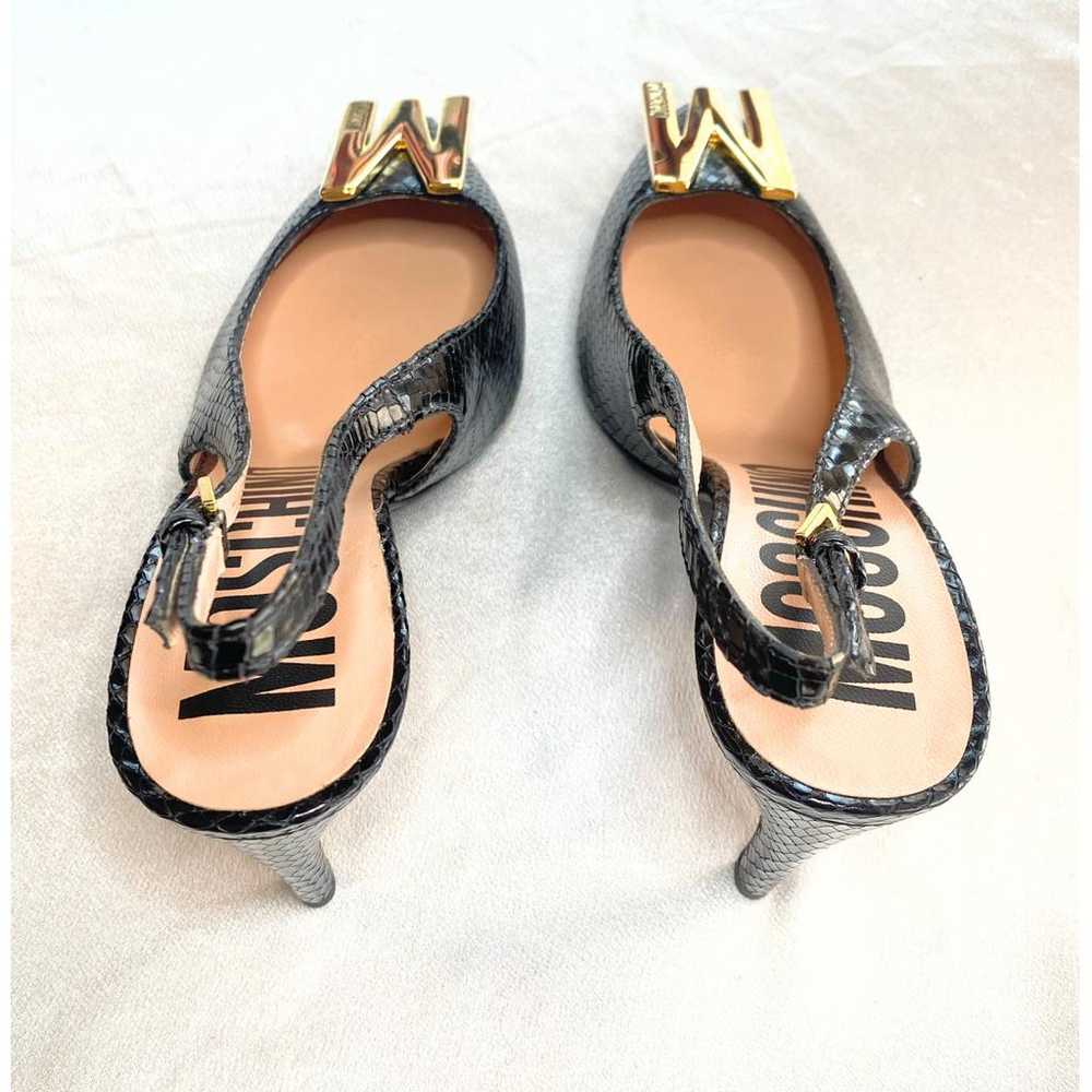 Moschino Leather heels - image 7