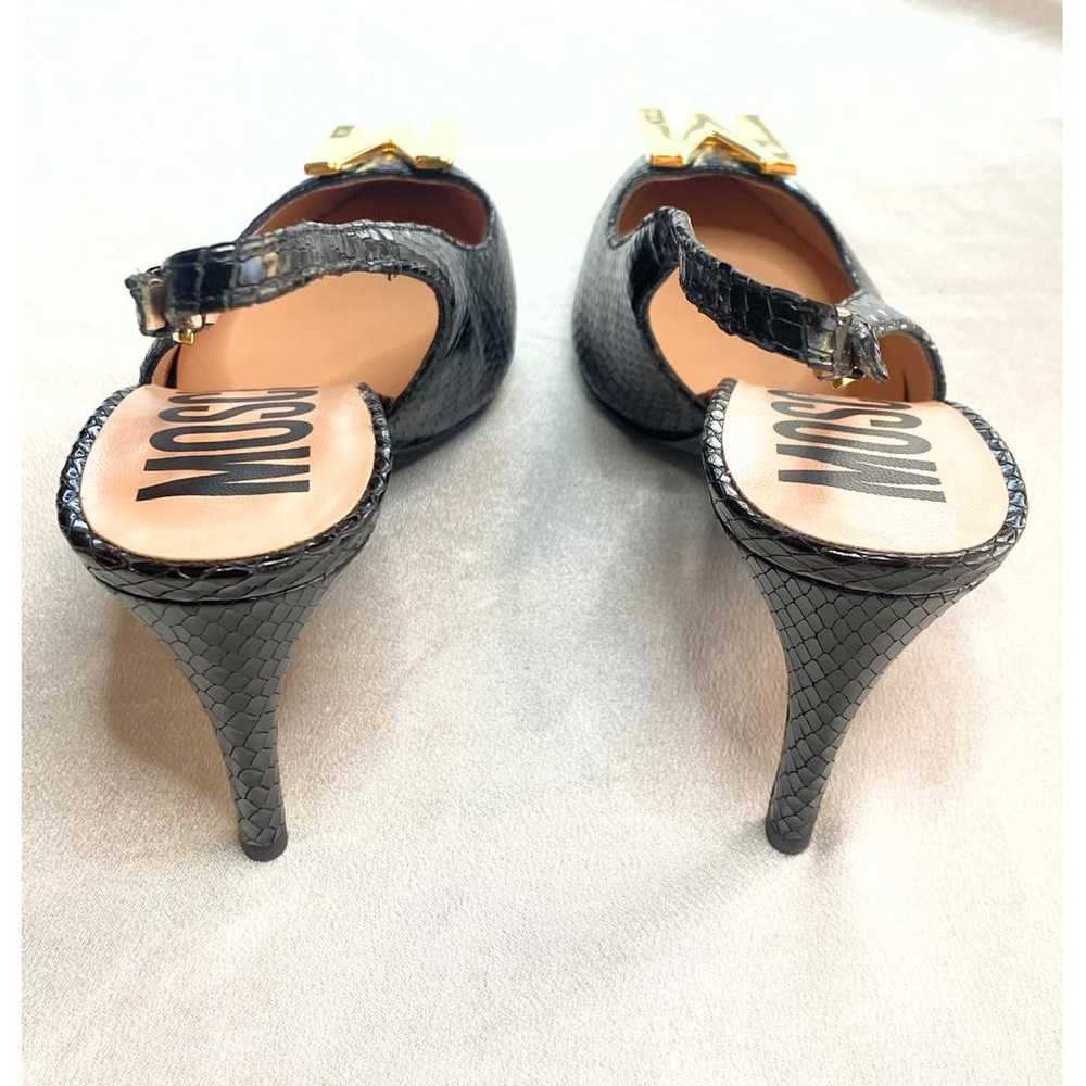 Moschino Leather heels - image 8