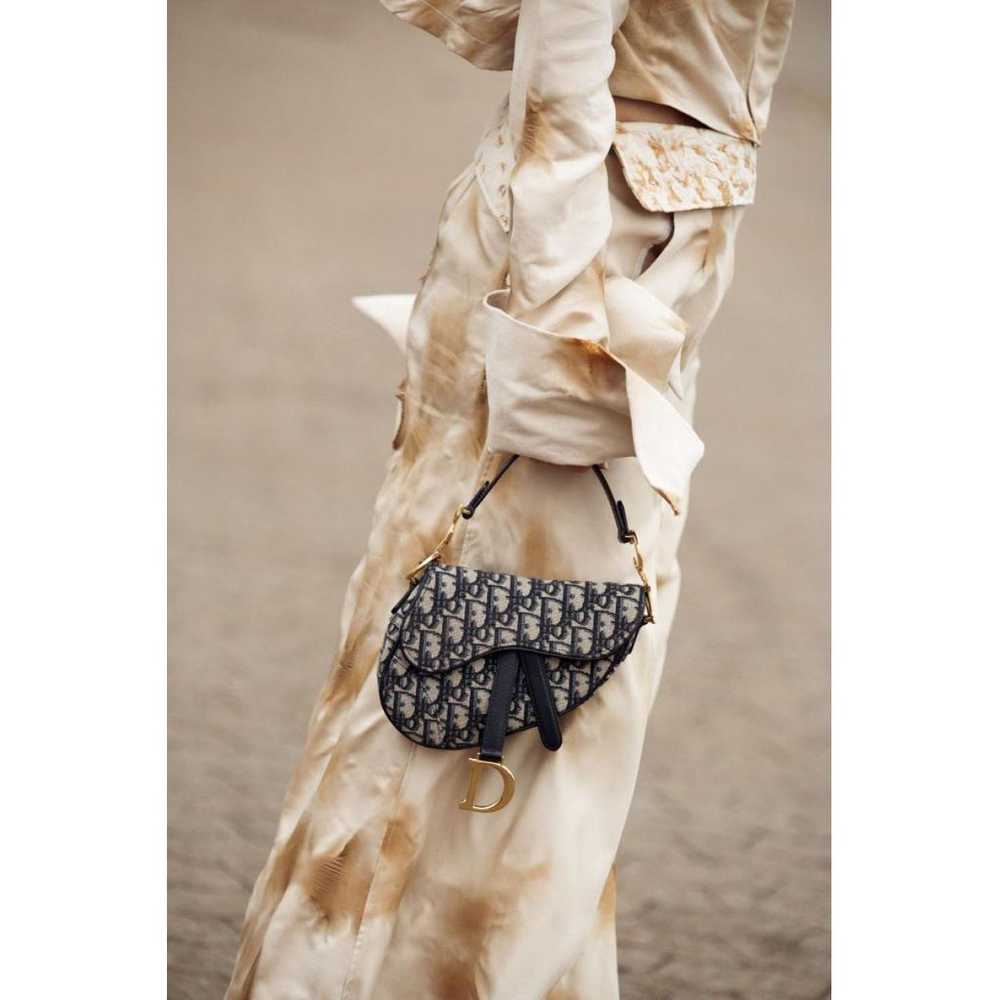 Dior Saddle cloth mini bag - image 10