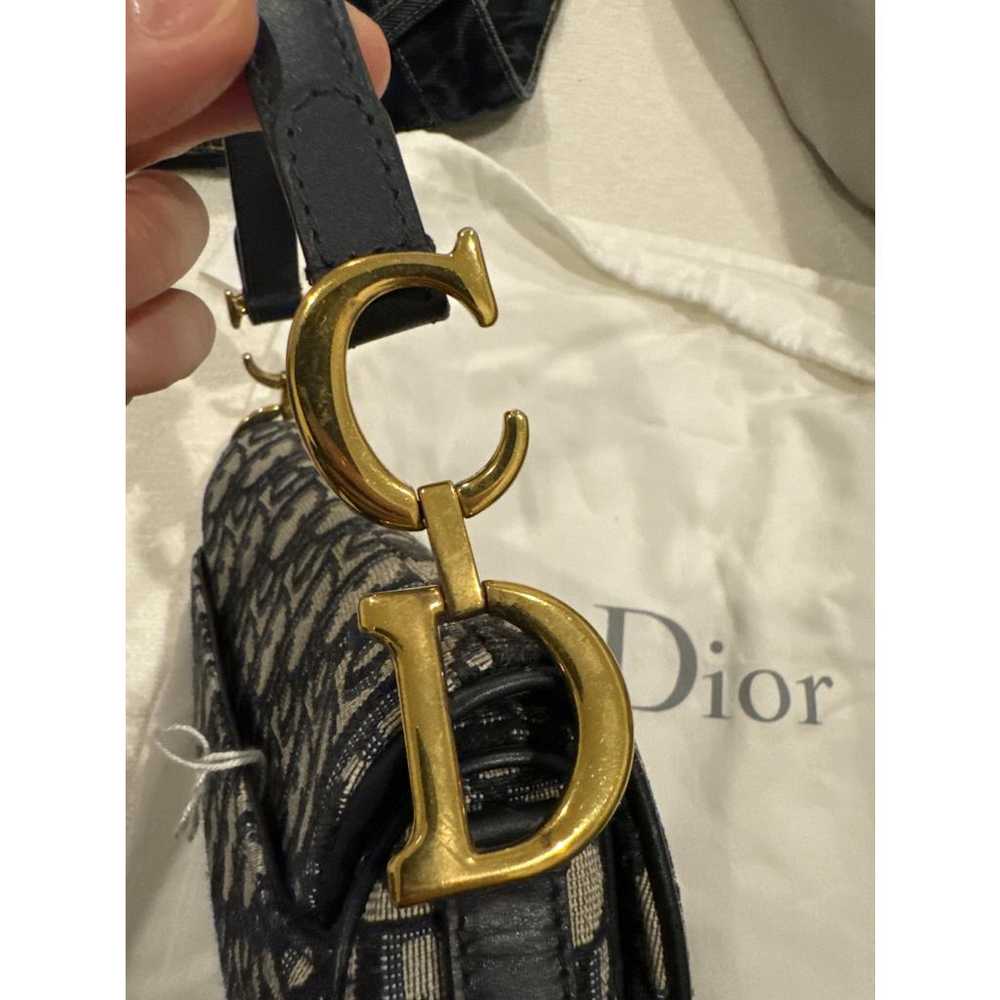 Dior Saddle cloth mini bag - image 3