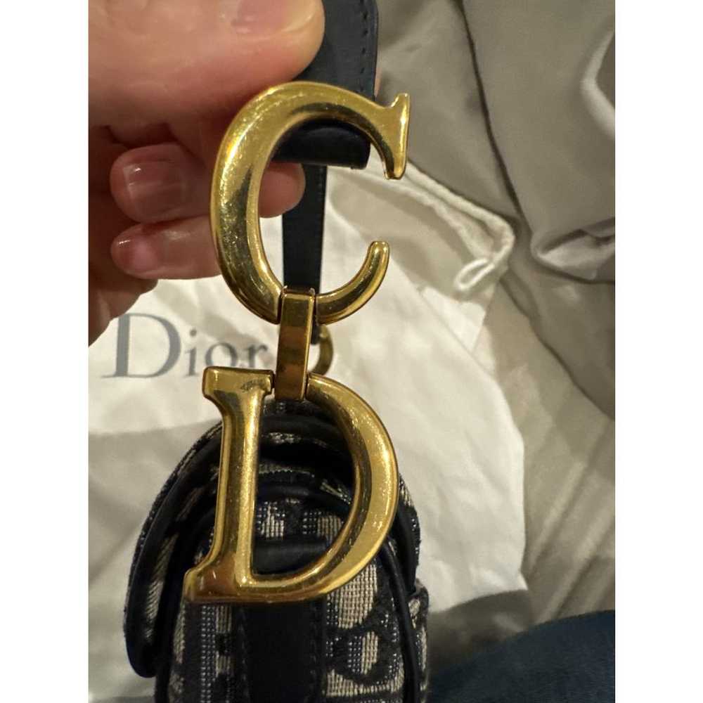 Dior Saddle cloth mini bag - image 4