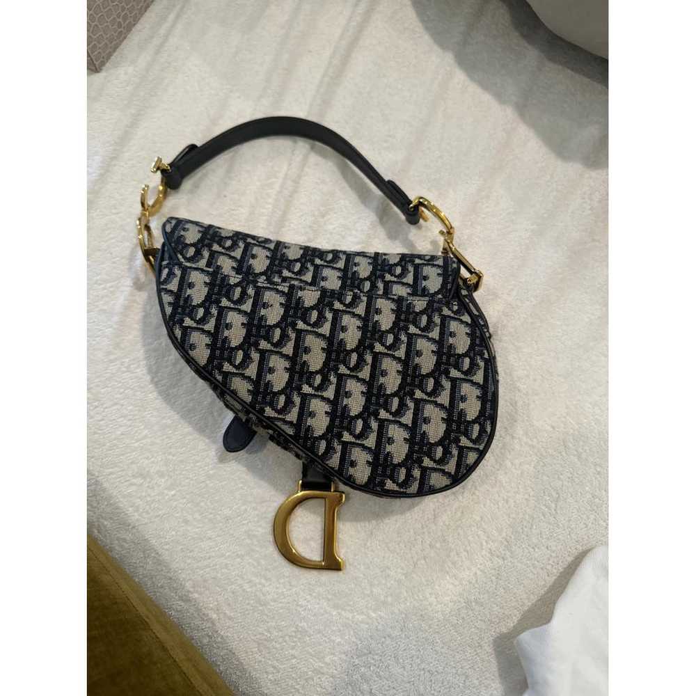 Dior Saddle cloth mini bag - image 5