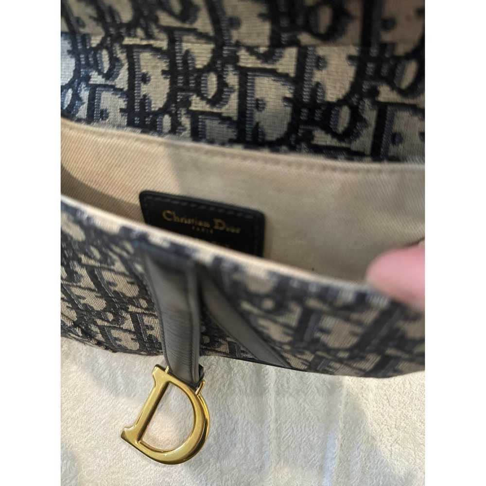 Dior Saddle cloth mini bag - image 9