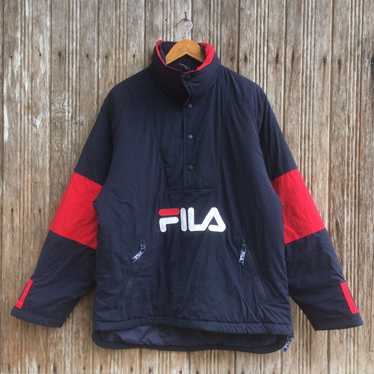 Fila × Sportswear × Vintage Fila Big Logo Half zi… - image 1