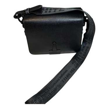 Off-White Binder leather crossbody bag