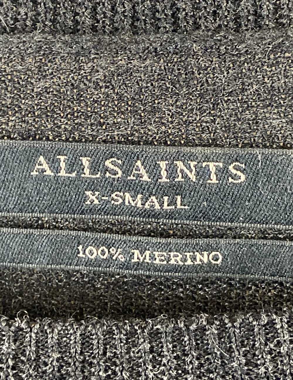 AllSaints Womens Black Merino Wool Long Sleeve Pu… - image 3