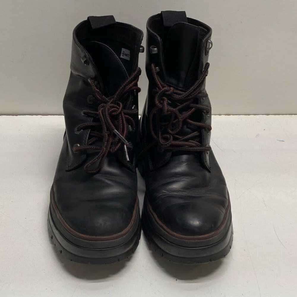 Timberland Malynn Leather Combat Boots Black 8.5 - image 5