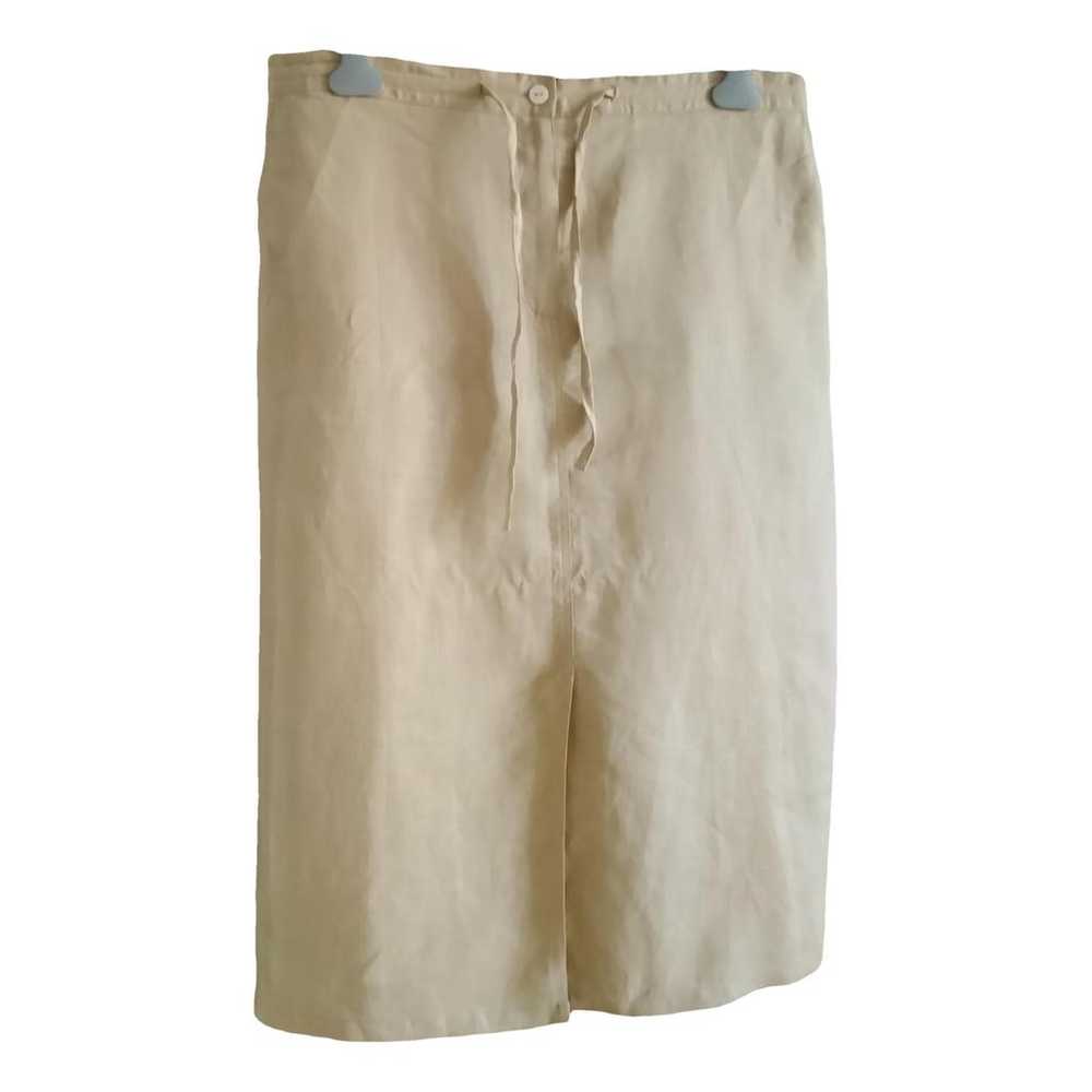 Elena Miro Linen mid-length skirt - image 1