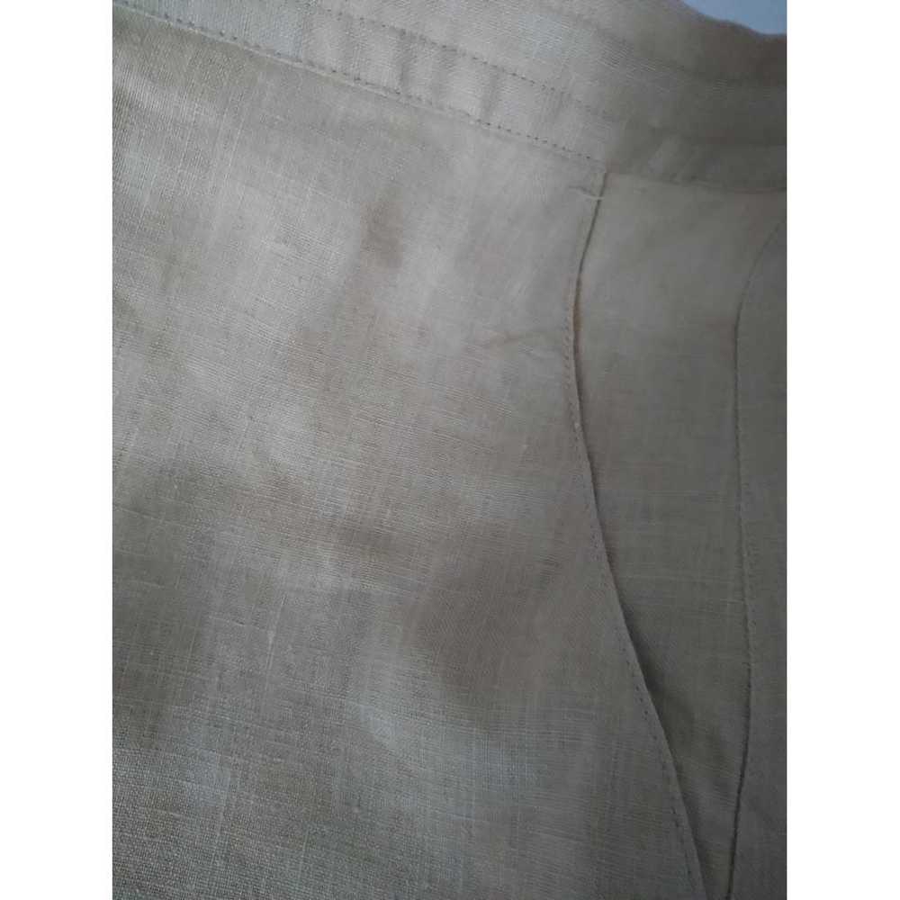 Elena Miro Linen mid-length skirt - image 4