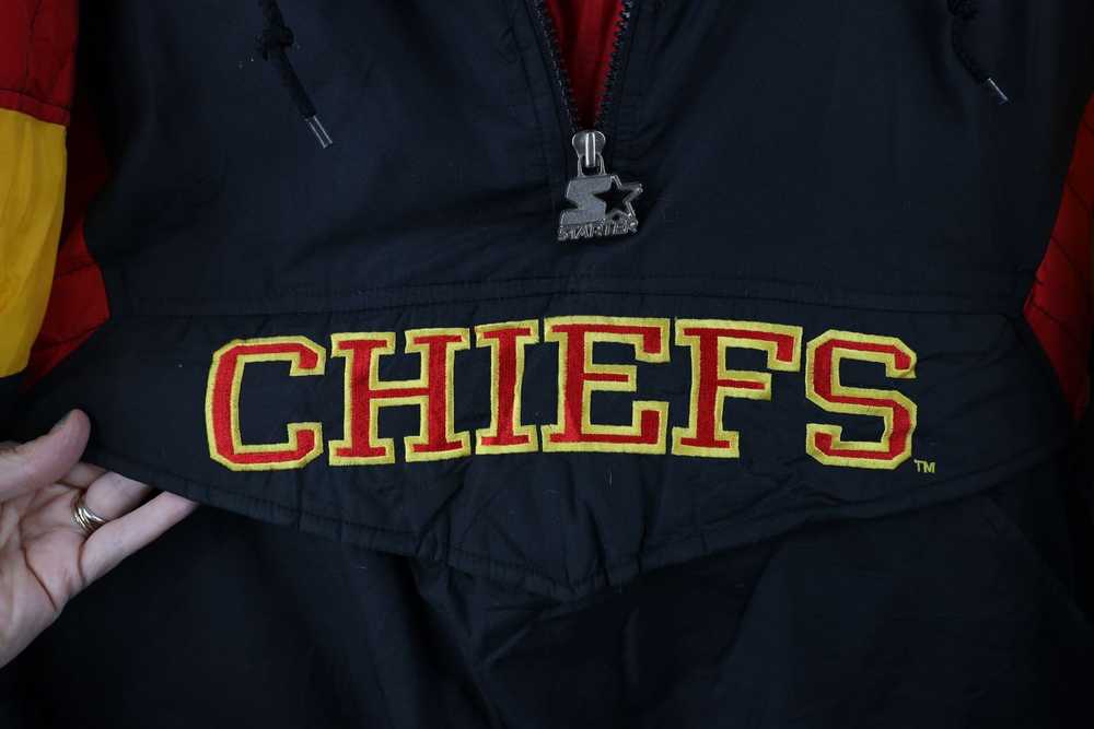 Starter × Vintage Vintage 90s Starter Chiefs Hood… - image 6