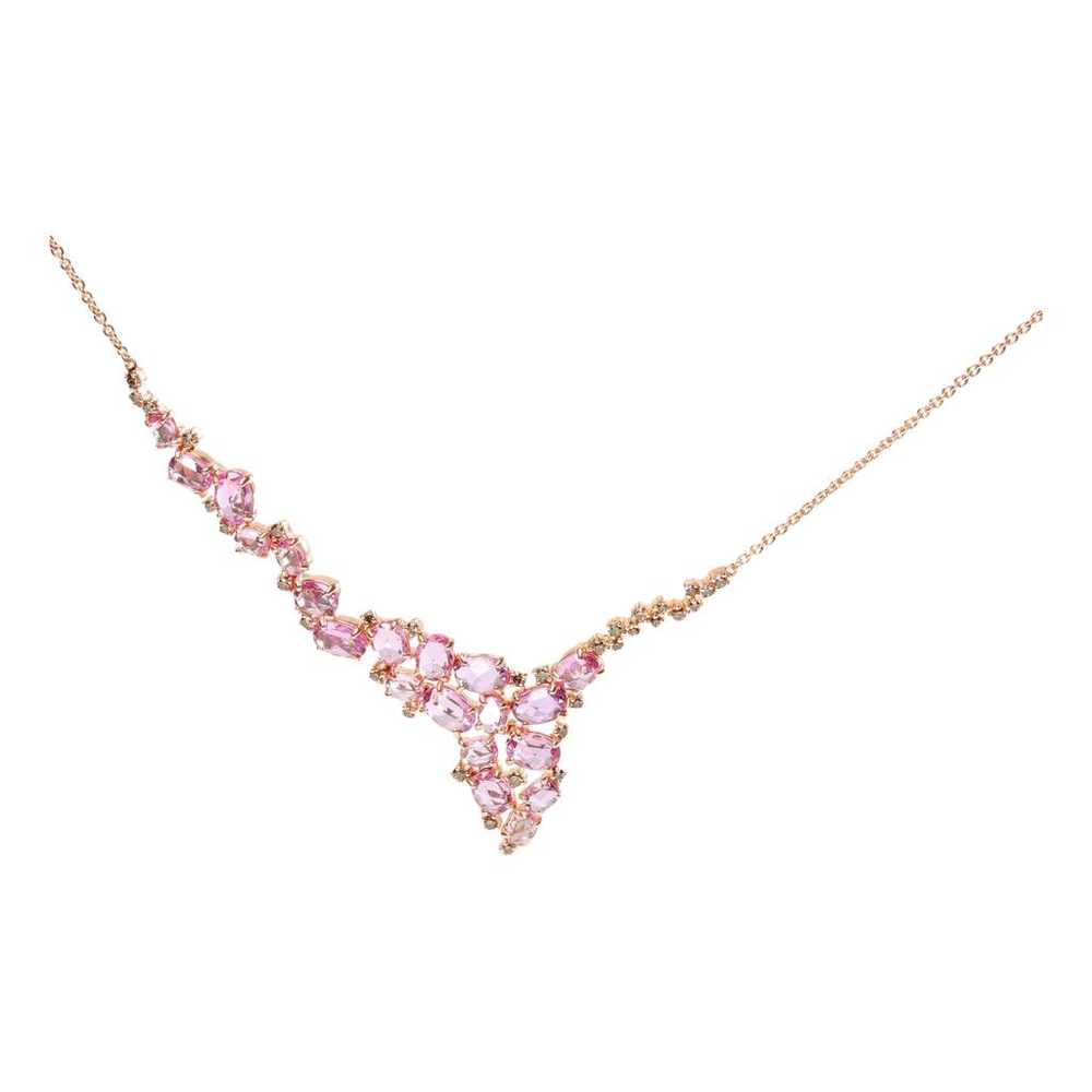 Non Signé / Unsigned Pink gold necklace - image 1