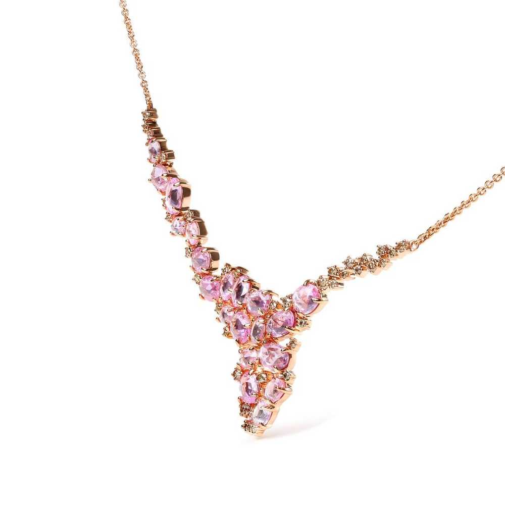 Non Signé / Unsigned Pink gold necklace - image 3