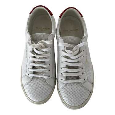 Saint Laurent Andy leather trainers - image 1