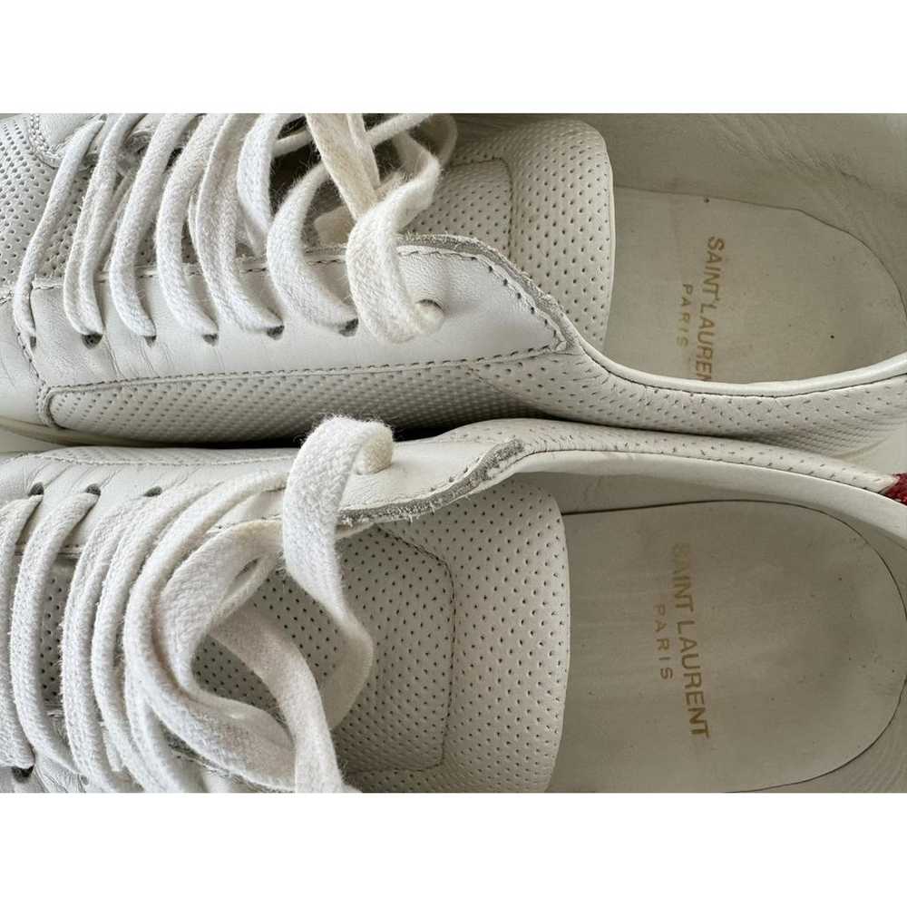 Saint Laurent Andy leather trainers - image 3