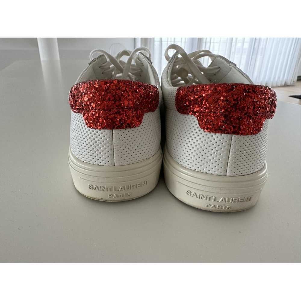 Saint Laurent Andy leather trainers - image 4