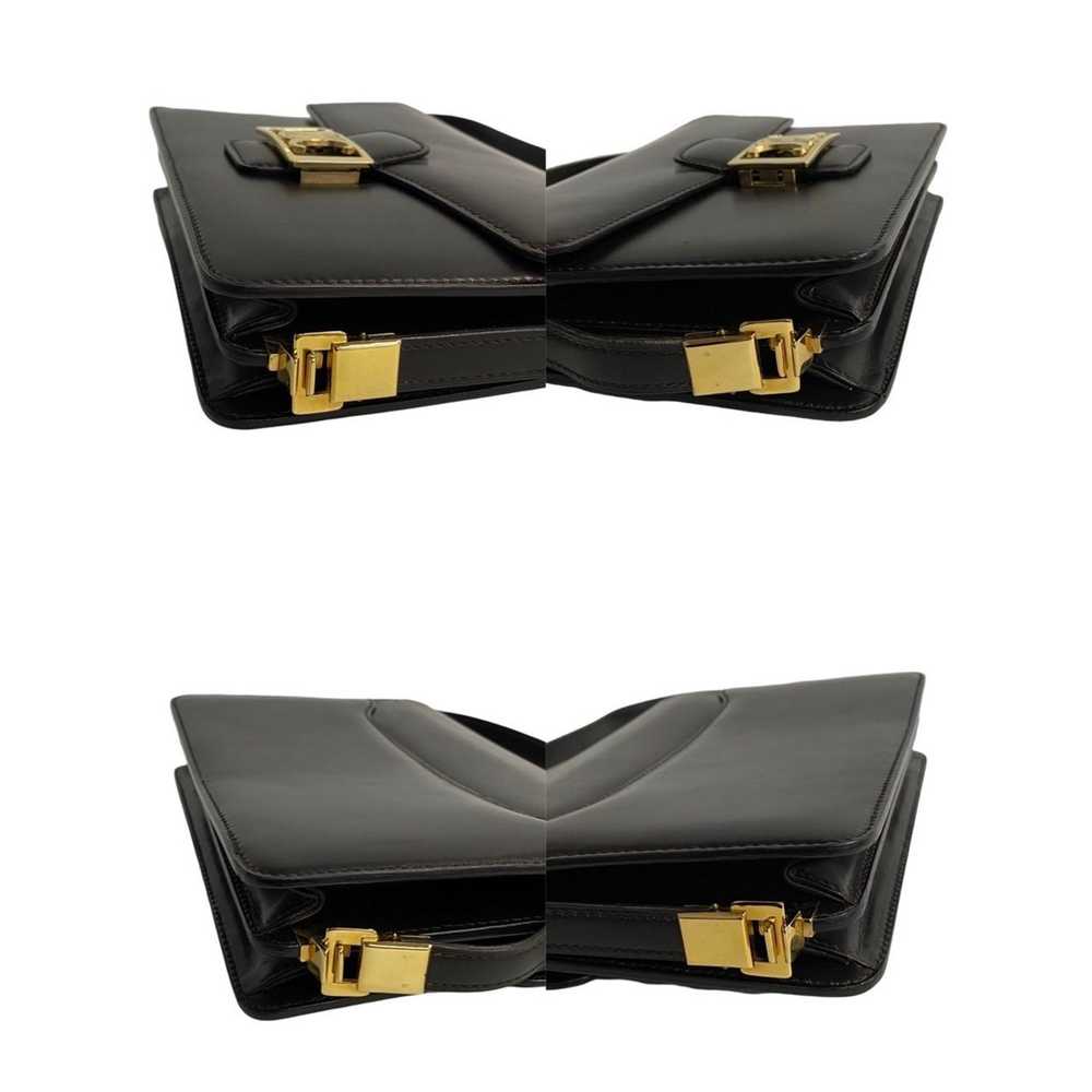 Celine CELINE Triomphe hardware leather 2way hand… - image 7