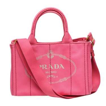 Prada PRADA Tote Bag 2way Canapa Denim 1BG439 Fuc… - image 1