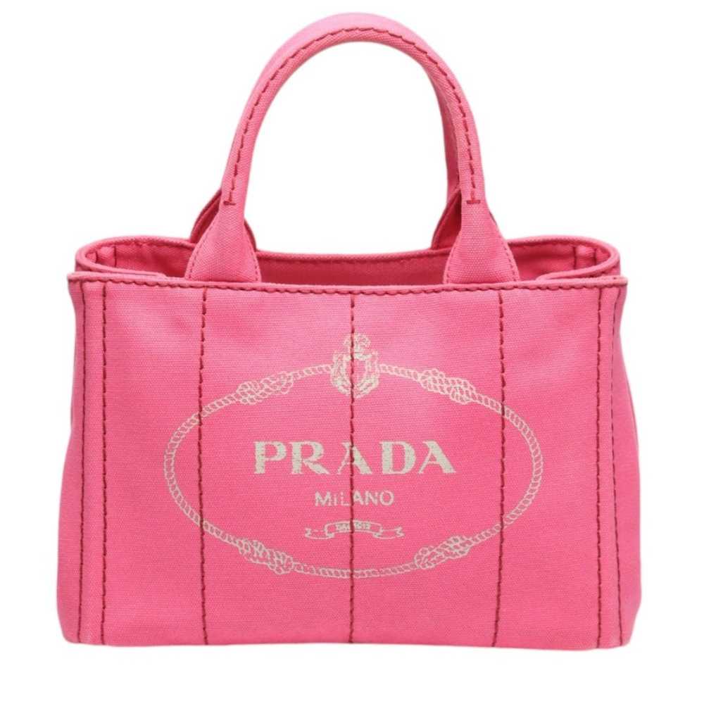 Prada PRADA Tote Bag 2way Canapa Denim 1BG439 Fuc… - image 2