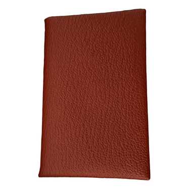 Hermès Calvi leather card wallet