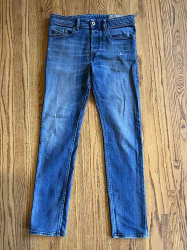 Diesel DIESEL BUSTER Blue Slim Leg Denim Jeans Men