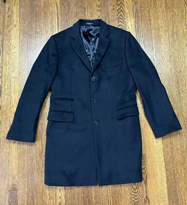 John Varvatos John Varvatos USA Black Trench Coat… - image 1